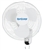 Classic series 16 in oscillating wall mount fan. This fan has 3 speed settings controlled by a turn switch. The fan has a 90° oscillation motion. There are two convenient pull cords for speed and oscillation control. It has a durable steel neck support wi
